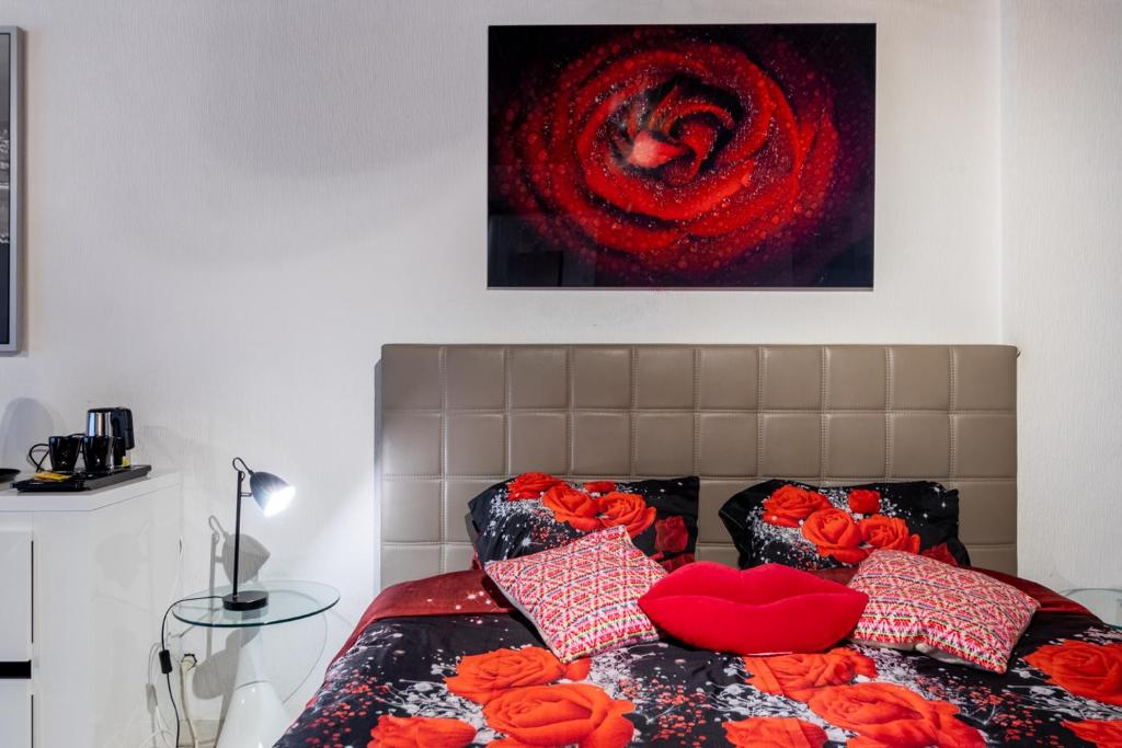Postel nebo postele na pokoji v ubytování Homestay Gent-Merelbeke self check-in service