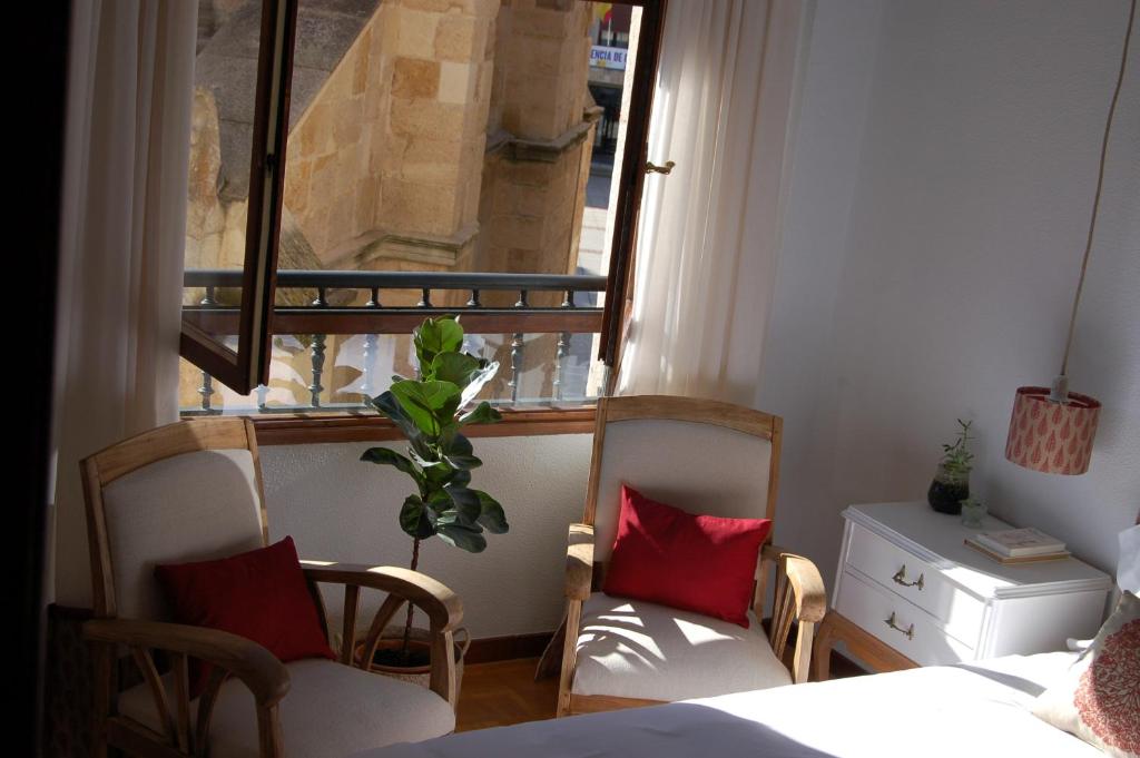 Posezení v ubytování La Casa de Zamora