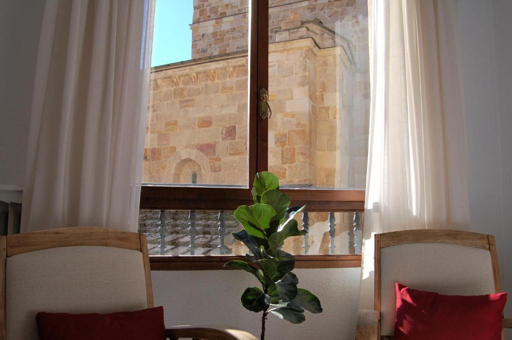 Posezení v ubytování La Casa de Zamora