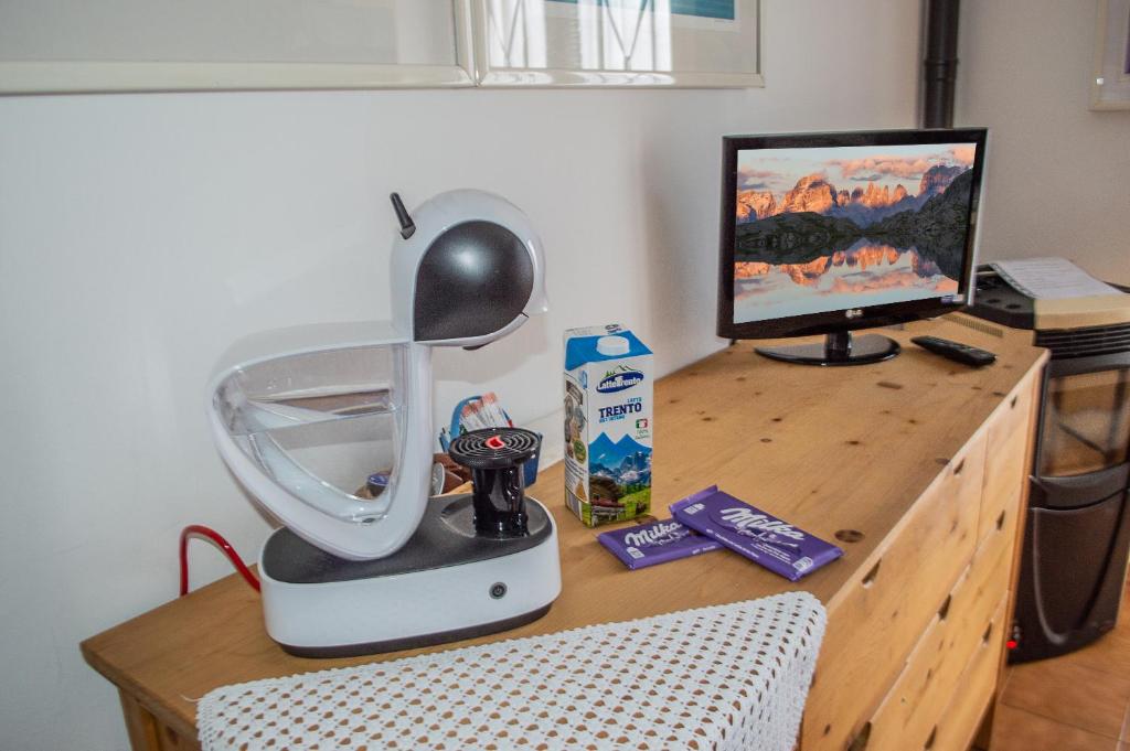 Televízia a/alebo spoločenská miestnosť v ubytovaní bbcascata