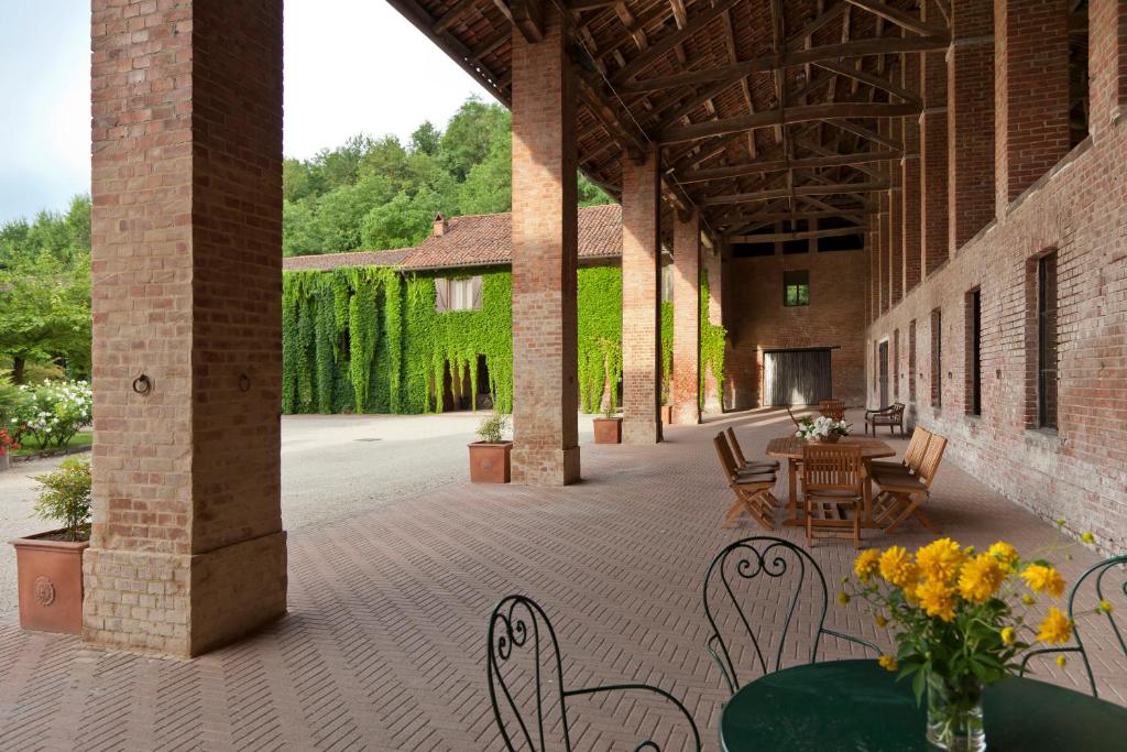 Vonkajšia záhrada v ubytovaní Marchesi Incisa Winery Lodge