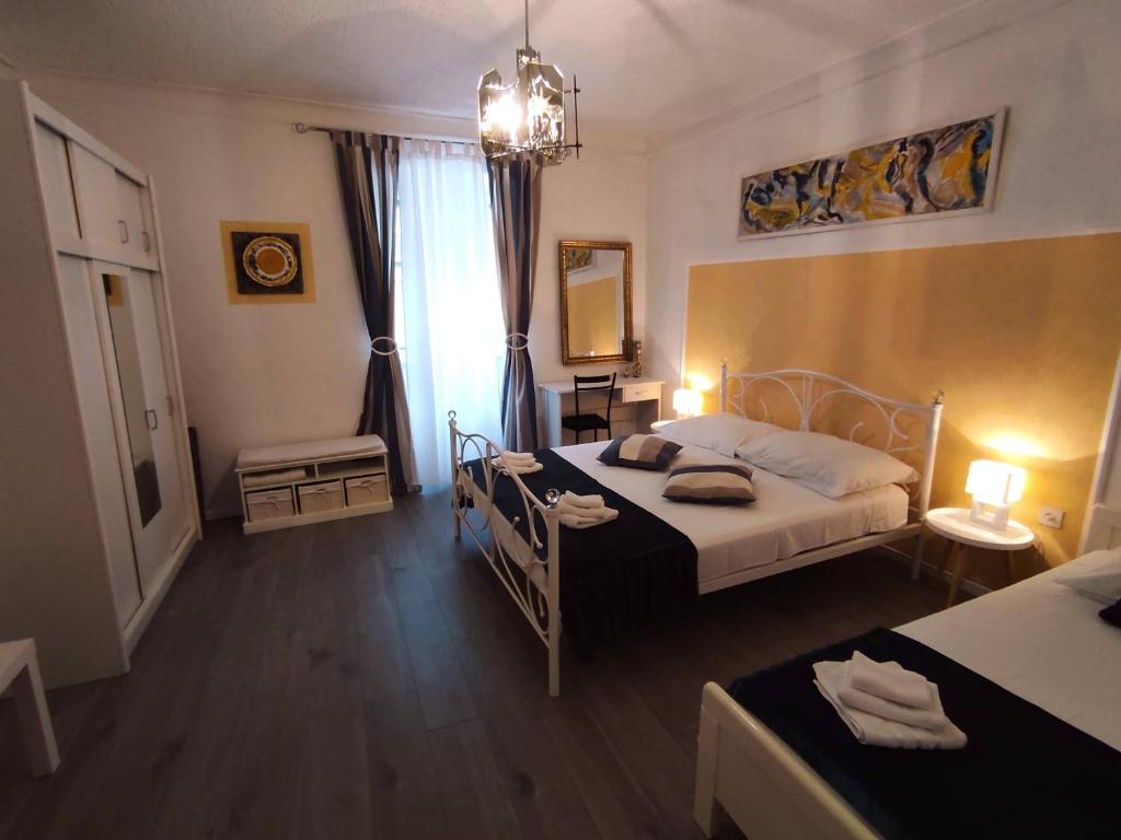 Postel nebo postele na pokoji v ubytování Apartman Plasse