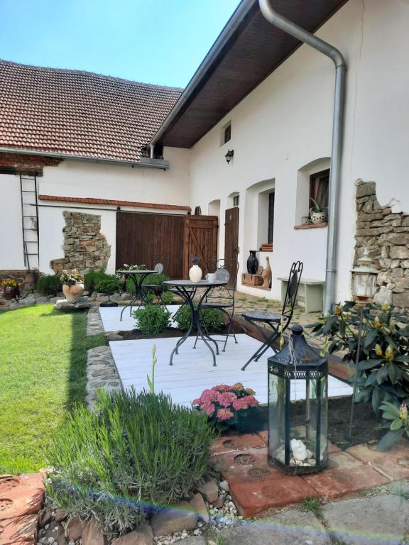Zahrada ubytování Statek u kapličky