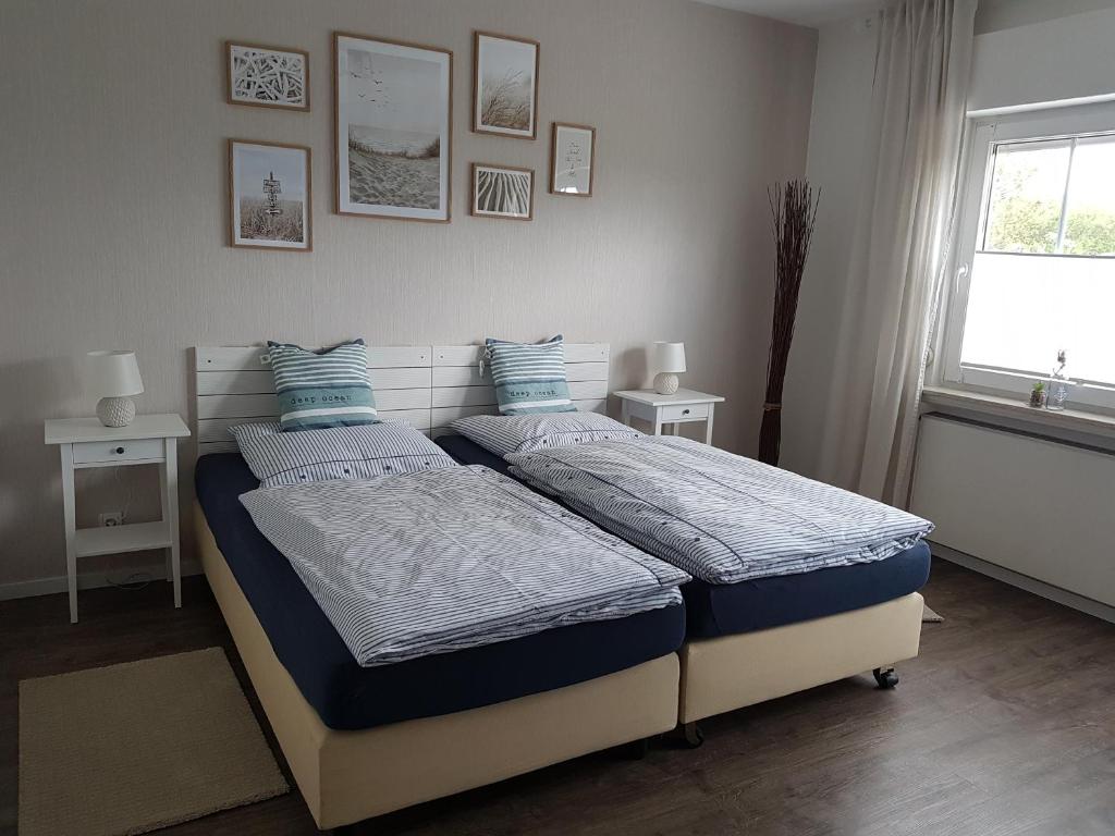 Postel nebo postele na pokoji v ubytování Einhaus