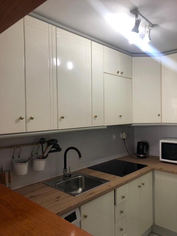 Kuchyň nebo kuchyňský kout v ubytování Apartment Vinamar La Mata