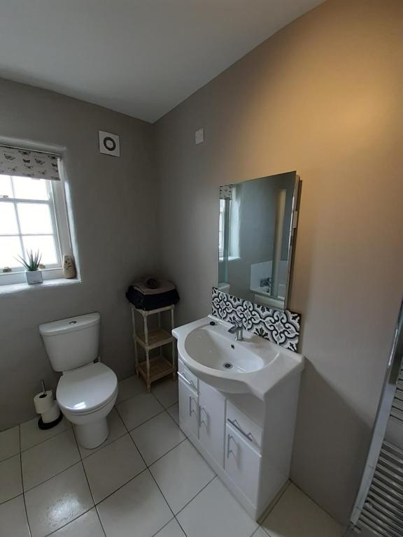 A bathroom at Ballymultimber Cottages