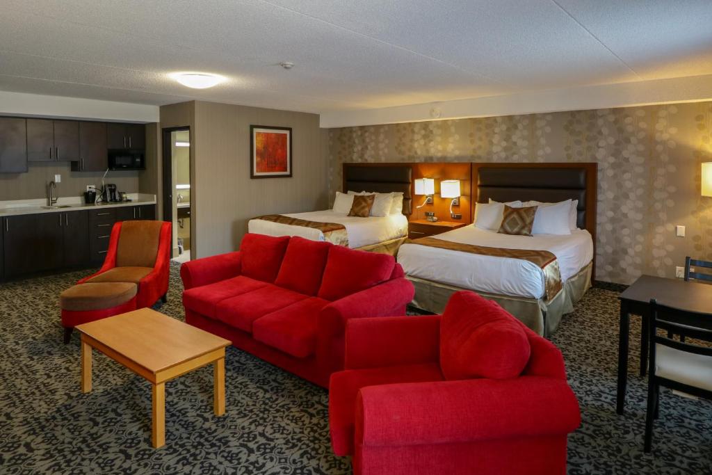 Ramada by Wyndham Jackson's Point - 1 Queensize Bed, Deluxe Suite, Lakeside, Niet-roken