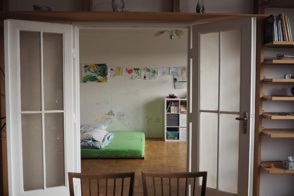 Posezení v ubytování Rodinný apartmán v centru Prahy