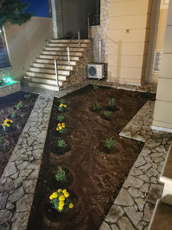 Vonkajšia záhrada v ubytovaní Βίλα Αμαλία Ναύπλιο