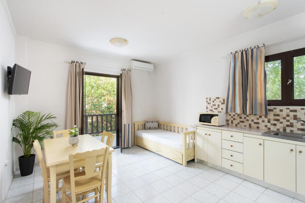 Posezení v ubytování Monemvasia Green Apartments