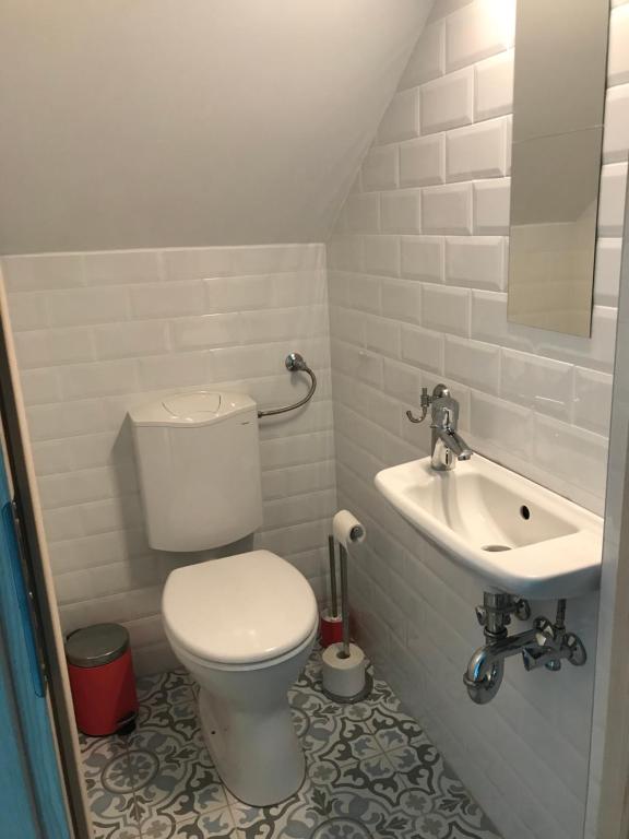 Łazienka w obiekcie Szárszószép Villa