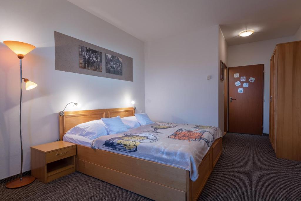 Postel nebo postele na pokoji v ubytování Maravar - Pivný Wellness Adults Only