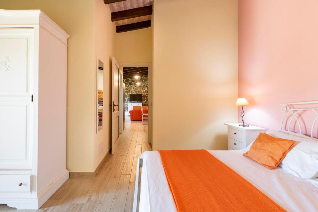 Łóżko lub łóżka w pokoju w obiekcie Casa Sole
