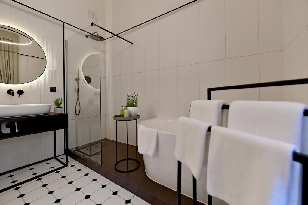 Koupelna v ubytování Herbal Hotel Wrocław