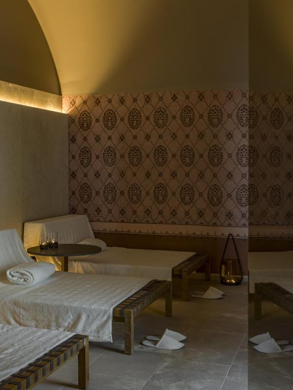 Postel nebo postele na pokoji v ubytování DOGANA RESORT