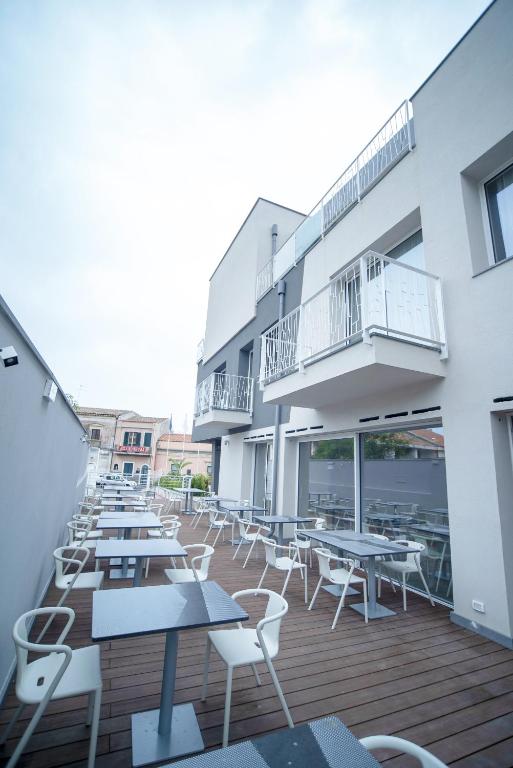 Balkón alebo terasa v ubytovaní Hotel Malavoglia