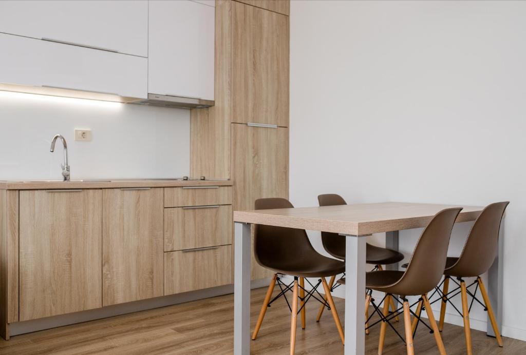 Kuchyň nebo kuchyňský kout v ubytování B&B Vila Sabbia