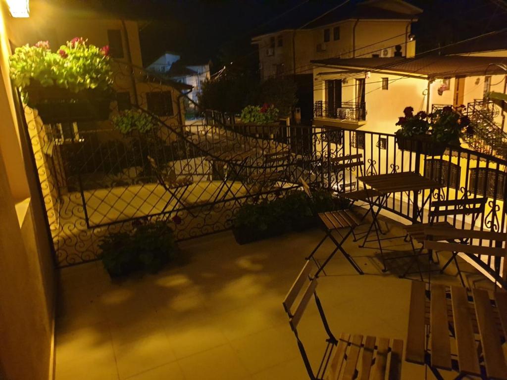 Balkón nebo terasa v ubytování DMS Family House