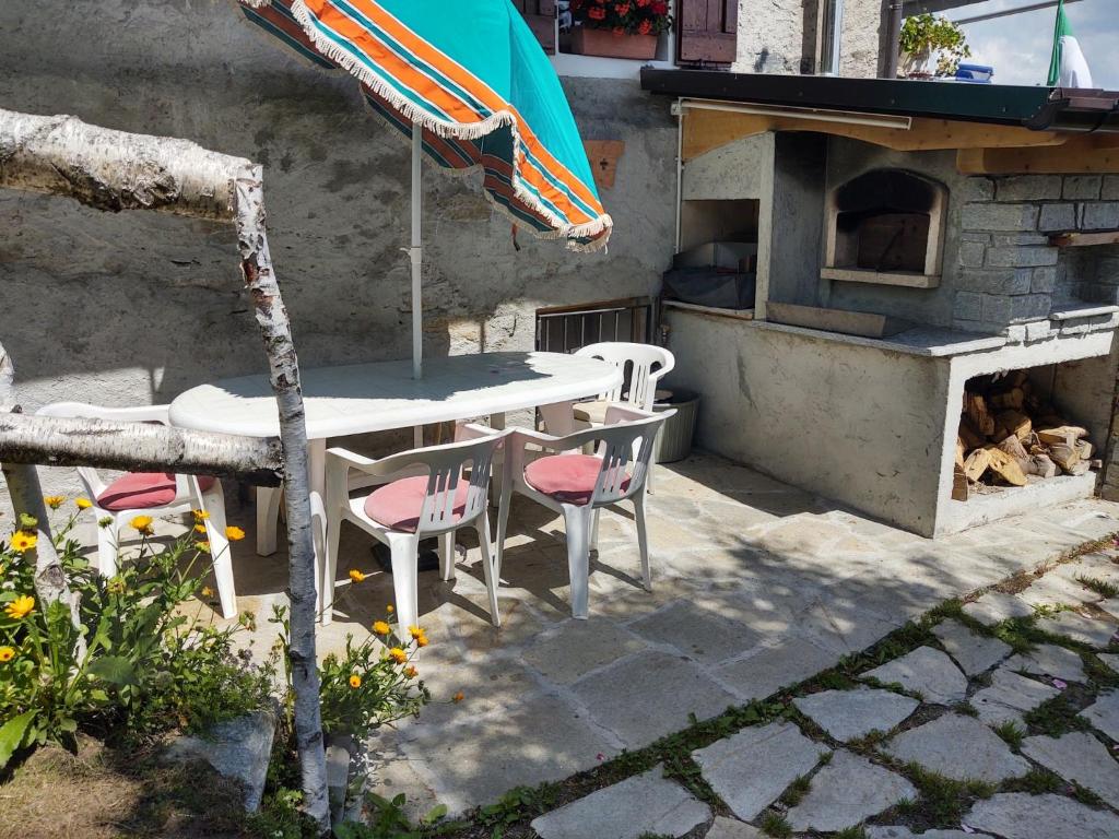 Balkón alebo terasa v ubytovaní Holiday Home Giulia by Interhome