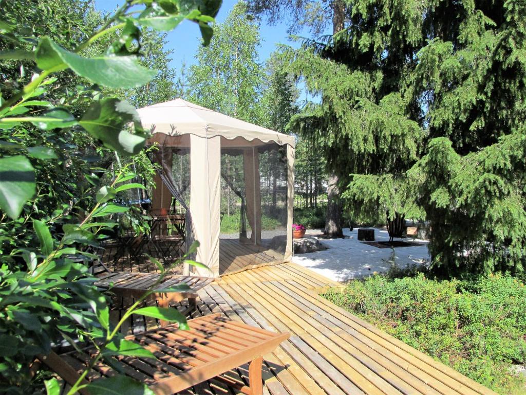 Zahrada ubytování Scandinavian Dream Cottages Vikajarvi- Rovaniemi