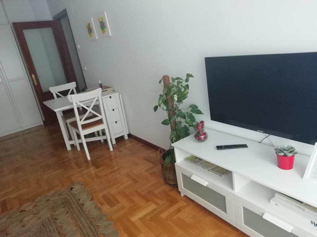 TV a/nebo společenská místnost v ubytování Apartamento Conlledo
