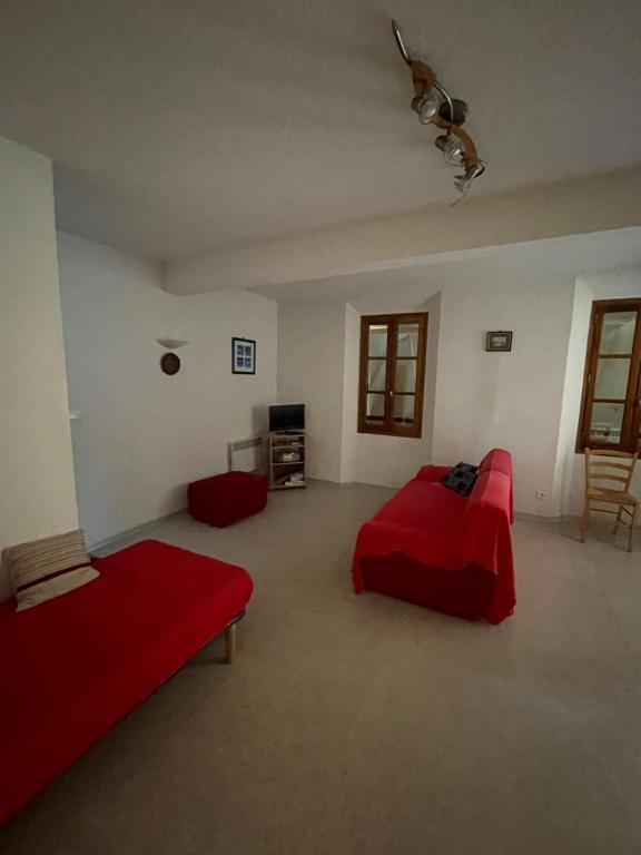 Posezení v ubytování Gîte communal presbytère