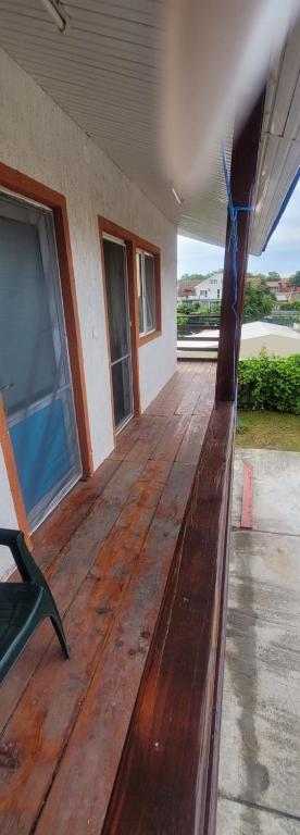 Balkón nebo terasa v ubytování Casa Mihai