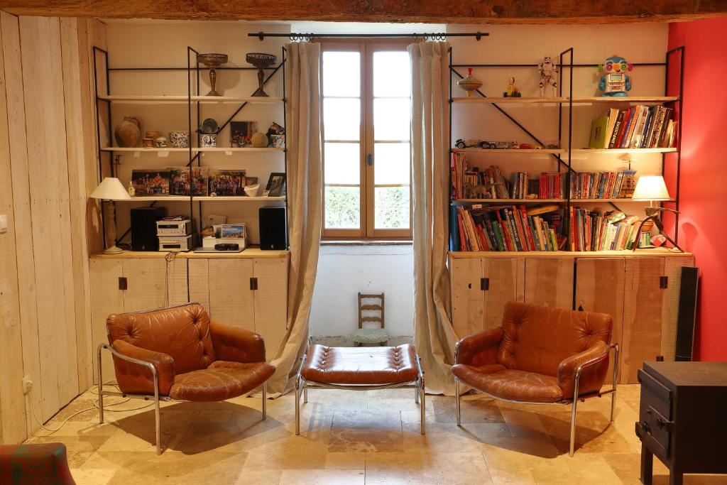 Posezení v ubytování La Maison de Louis