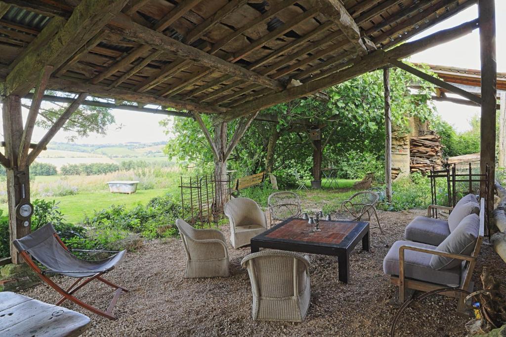 Zahrada ubytování La Maison de Louis