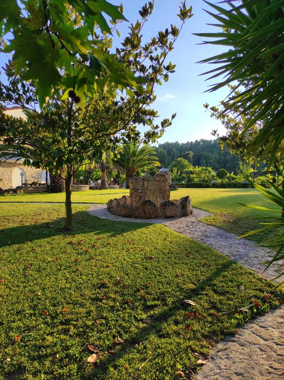 Zahrada ubytování Chrouso Apartments