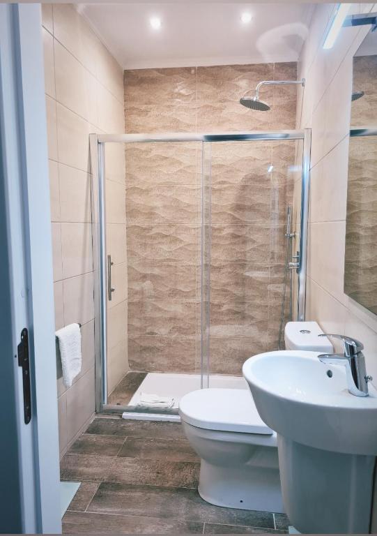Koupelna v ubytování Casa Asti