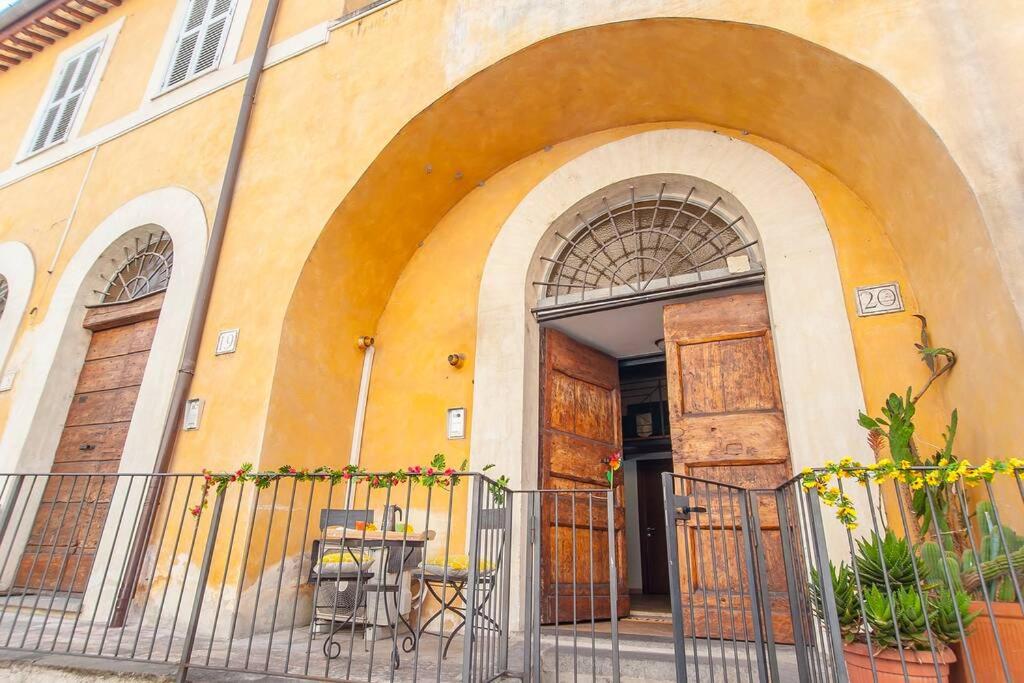 Exteriér alebo vchod do ubytovania L’Antico borgo di Trastevere