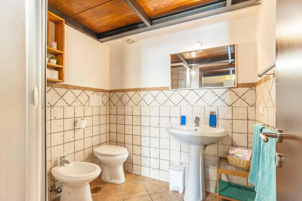 Kúpeľňa v ubytovaní L’Antico borgo di Trastevere