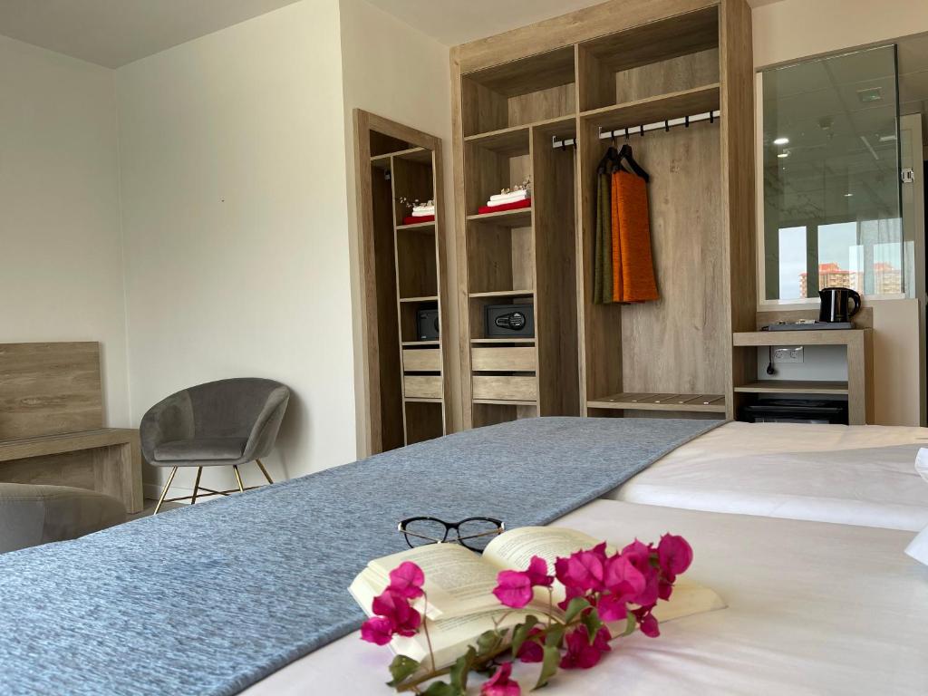 Кровать или кровати в номере Hotel AF Valle Orotava