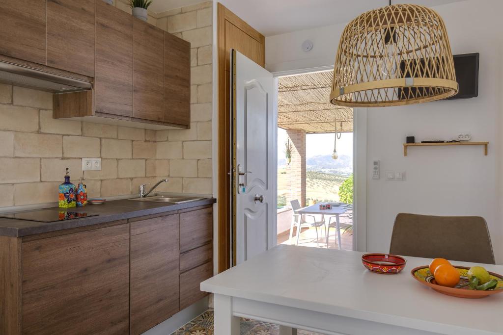 Kuchyň nebo kuchyňský kout v ubytování Finca Feliz Andaluz