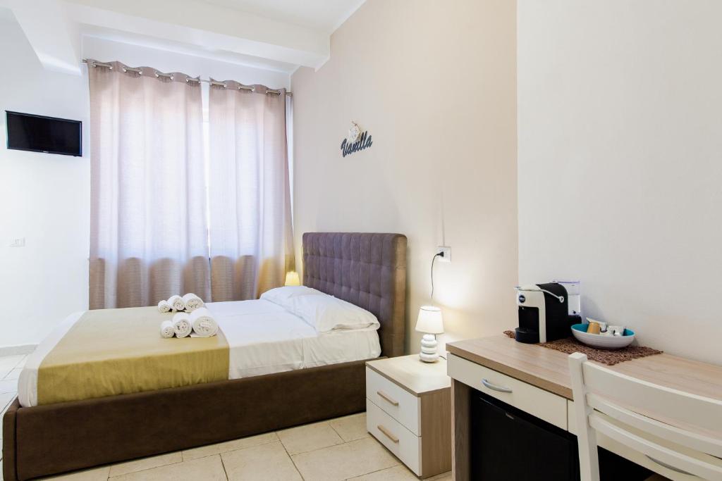 Postel nebo postele na pokoji v ubytování Pepe Nero Relax