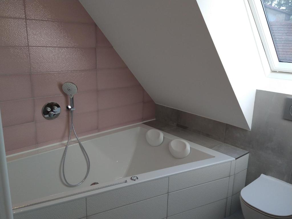Baðherbergi á Apartmány Malý mnich