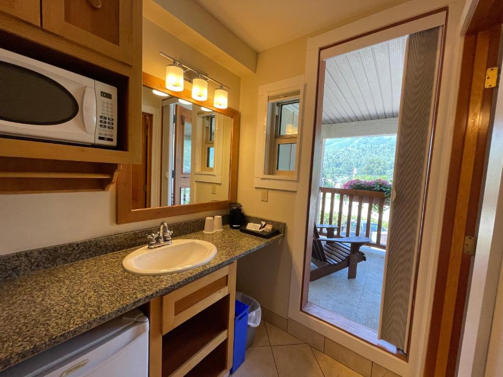 Kuchyň nebo kuchyňský kout v ubytování Park Place Lodge