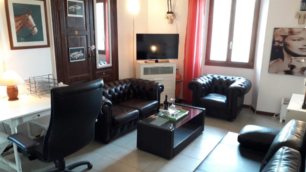 Χώρος καθιστικού στο Appartamento Vista Lago di Como - Italia