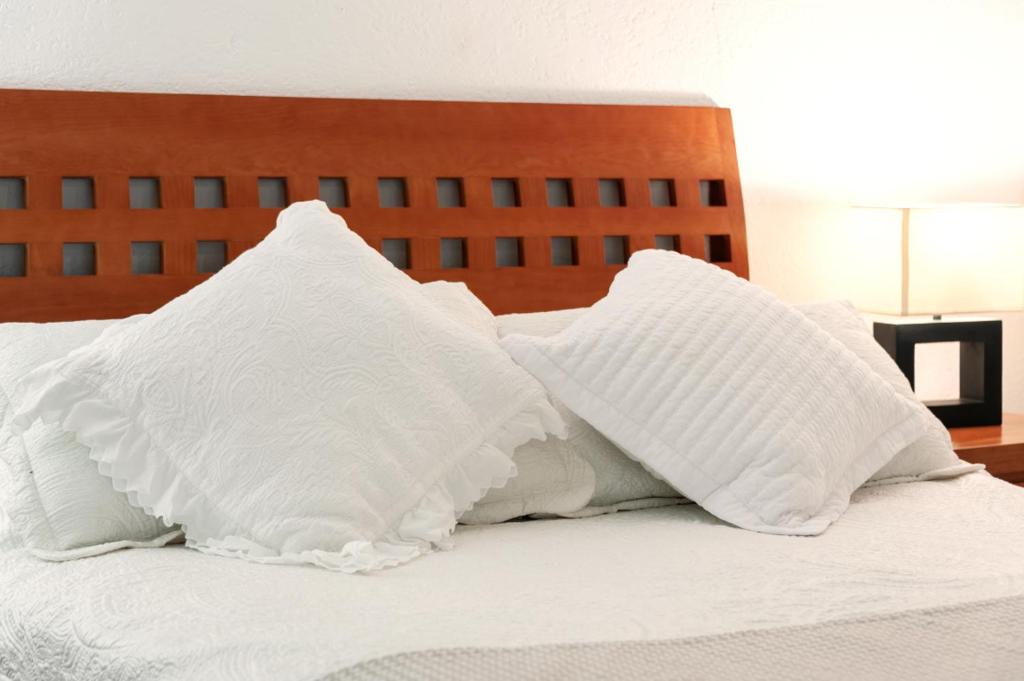 Katil atau katil-katil dalam bilik di Suite 1-B El Rincón Garden House, Welcome To San Angel