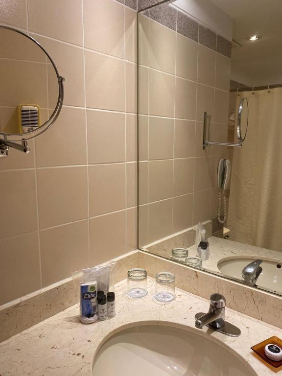Koupelna v ubytování Del Pilar Miraflores Hotel