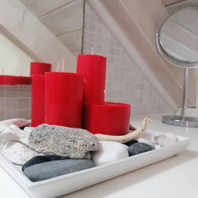Koupelna v ubytování Argostoli loft