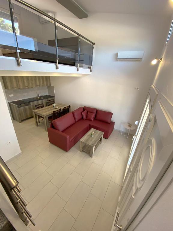 A seating area at IL-Holidays Paralia