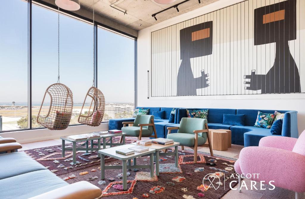 Posezení v ubytování Citadines Connect Sydney Airport