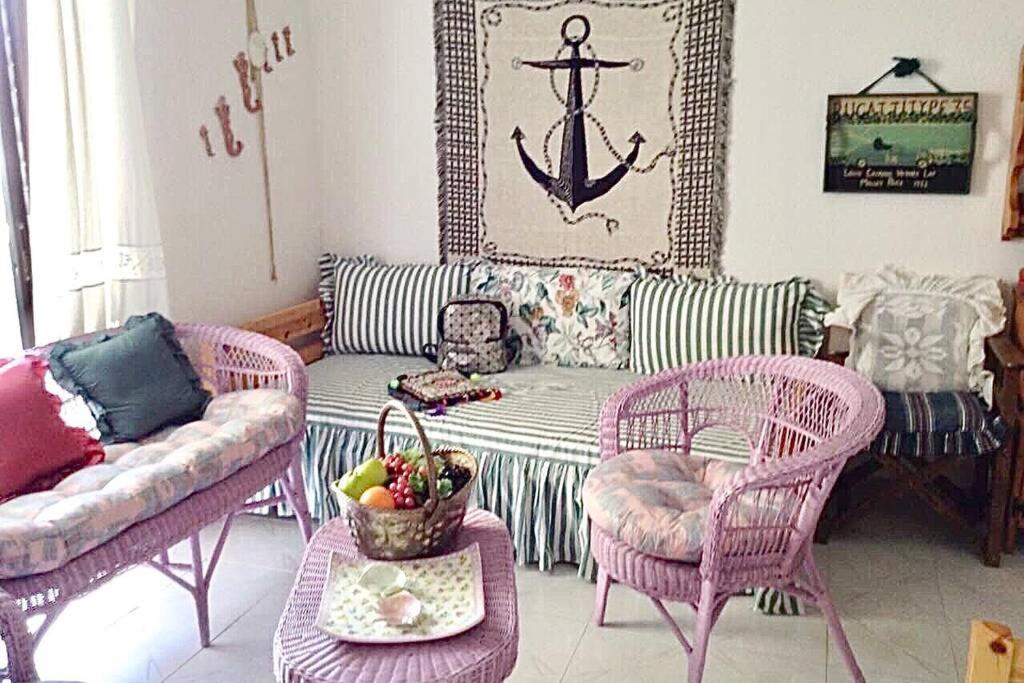 Posedenie v ubytovaní Seablue Relaxing Holiday Apartment