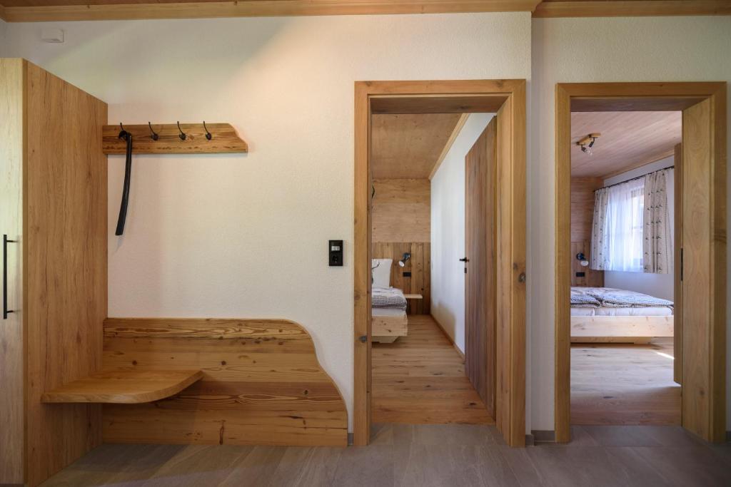 Voodi või voodid majutusasutuse Chalet Seeklause toas