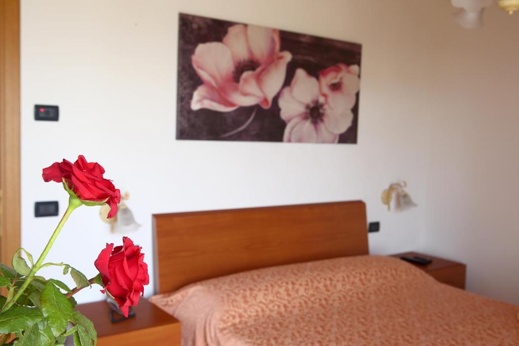 Letto o letti in una camera di Agriturismo Moro Barel