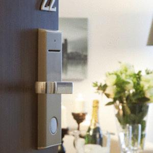 Kuchyň nebo kuchyňský kout v ubytování Comm Hotel Poznań Airport