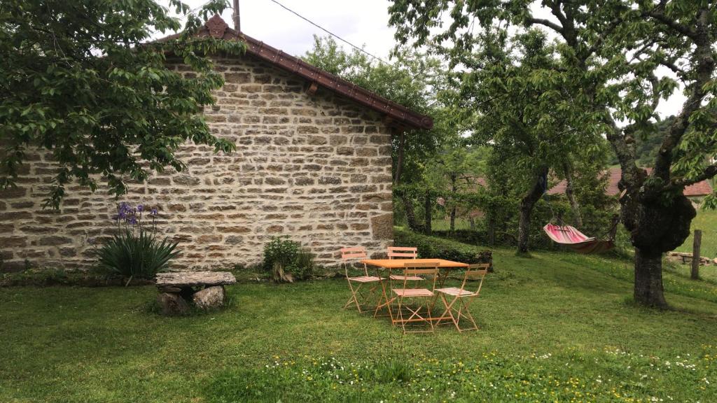 Zahrada ubytování Gîte La Source