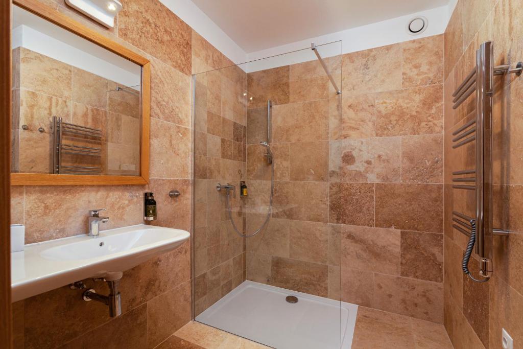 Koupelna v ubytování Resort Valtberg Valtice